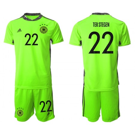 Tyskland Fotbollströjor TER Stegen 22 Målvakt Barn tröja II EM 2020 Kortärmad